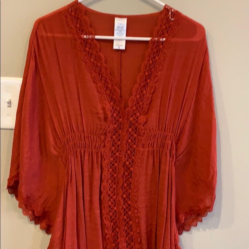 Coral dress